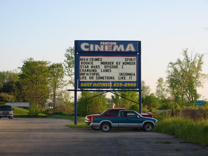 Fenton Cinema - MAY 2002